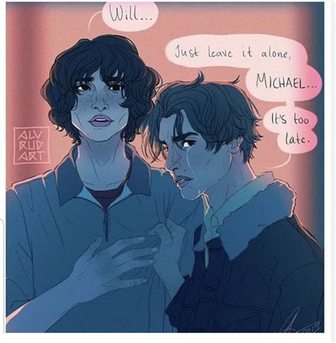 will and mike kissing|will byers girlfriend.